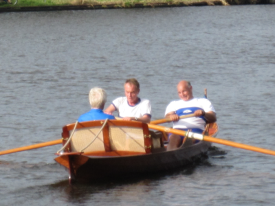 Stan Jansen (slag) en Ewoud de Boer, met Marilyn ... (stuur) in de race van 14 oktober 2018 